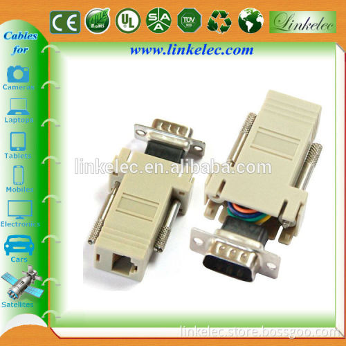 High speed rs232 db9 serial to rj45 cable adapter wholesale